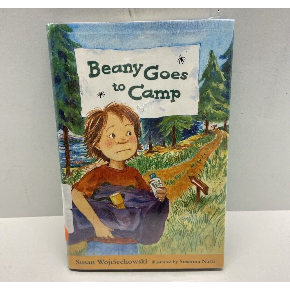 Beany Goes to Camp by Susan Wojciechowski Hardcover DJ Ex Library First Edition